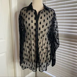 NEW WITCHY HOT TOPIC SHEER COFFIN TOP - Sz 4 4x -